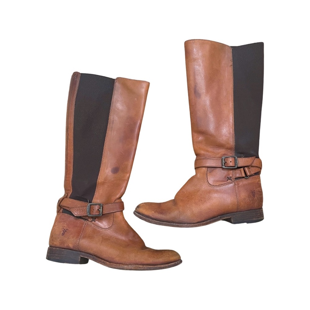 Frye flat knee high boots